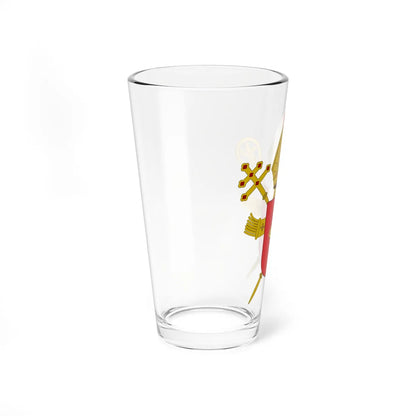 Coat of arms of the Archdiocese of Curitiba (Brazil) (Coat of Arms) Pint Glass 16oz - Go Mug Yourself