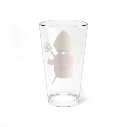 Coat of arms of the Archdiocese of Curitiba (Brazil) (Coat of Arms) Pint Glass 16oz - Go Mug Yourself