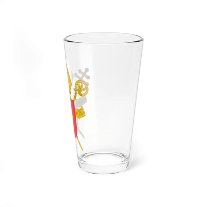 Coat of arms of the Archdiocese of Curitiba (Brazil) (Coat of Arms) Pint Glass 16oz - Go Mug Yourself