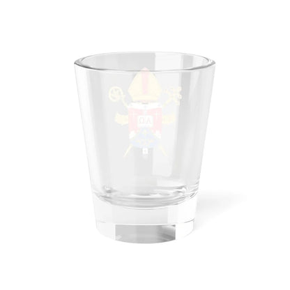 Coat of arms of the Archdiocese of Joinville (Brazil) (Coat of Arms) Shot Glass 1.5oz - Go Mug Yourself
