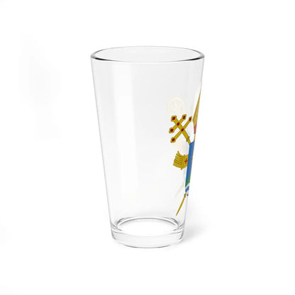 Coat of arms of the Archdiocese of Porto Velho (Brazil) (Coat of Arms) Pint Glass 16oz - Go Mug Yourself