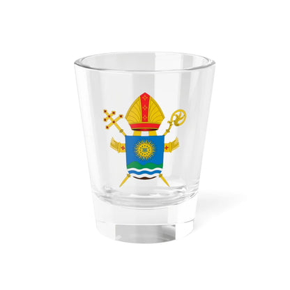 Coat of arms of the Archdiocese of Porto Velho (Brazil) (Coat of Arms) Shot Glass 1.5oz 1.5oz - Go Mug Yourself
