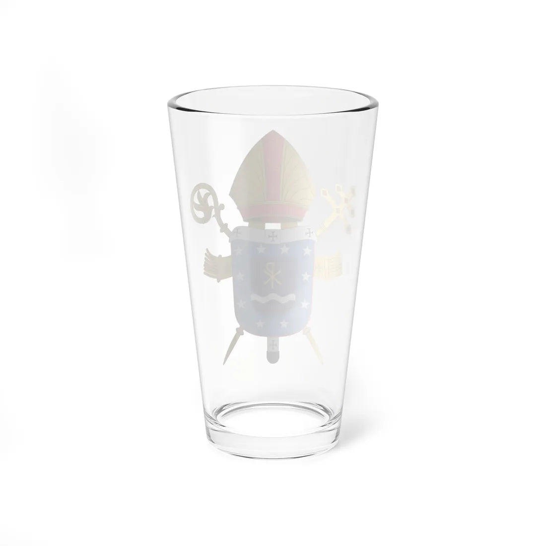 Coat of arms of the Archdiocese of Ribeirão Preto (Brazil) (Coat of Arms) Pint Glass 16oz - Go Mug Yourself