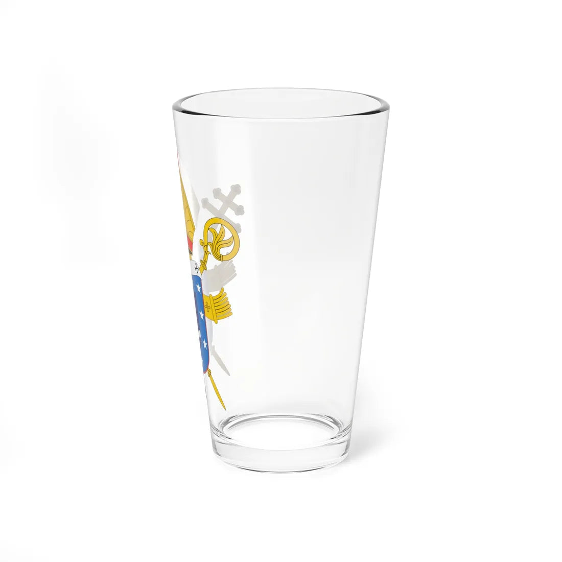 Coat of arms of the Archdiocese of Ribeirão Preto (Brazil) (Coat of Arms) Pint Glass 16oz - Go Mug Yourself