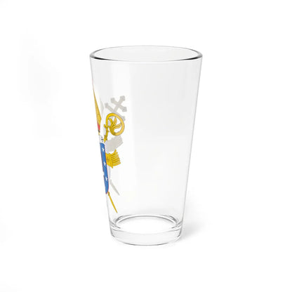 Coat of arms of the Archdiocese of Ribeirão Preto (Brazil) (Coat of Arms) Pint Glass 16oz - Go Mug Yourself