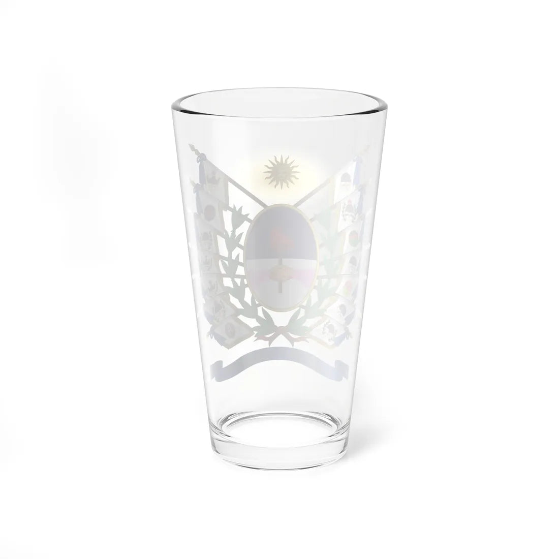 Coat of arms of the Argentine Confederation (Argentina) (Coat of Arms) Pint Glass 16oz - Go Mug Yourself