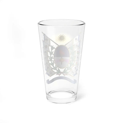 Coat of arms of the Argentine Confederation (Argentina) (Coat of Arms) Pint Glass 16oz - Go Mug Yourself