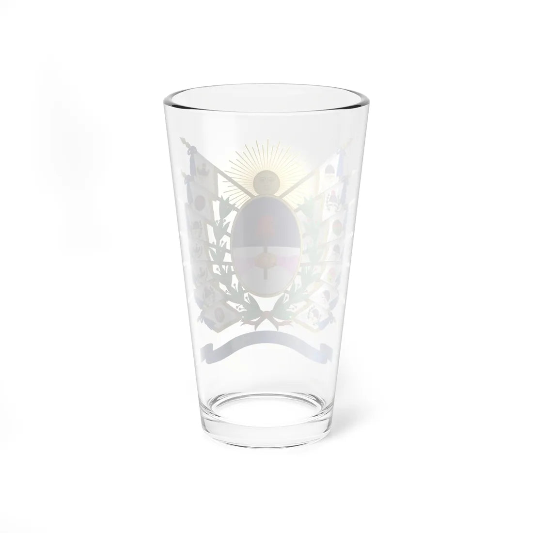 Coat of Arms of the Argentine Confederation Variant (Argentina) (Coat of Arms) Pint Glass 16oz - Go Mug Yourself