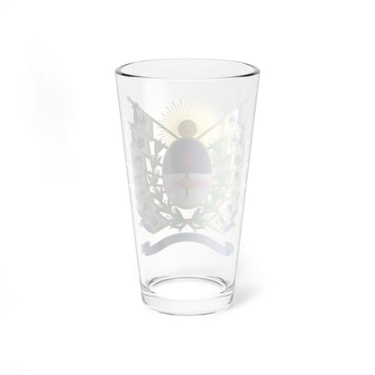 Coat of Arms of the Argentine Confederation Variant (Argentina) (Coat of Arms) Pint Glass 16oz - Go Mug Yourself