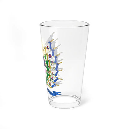 Coat of Arms of the Argentine Confederation Variant (Argentina) (Coat of Arms) Pint Glass 16oz - Go Mug Yourself