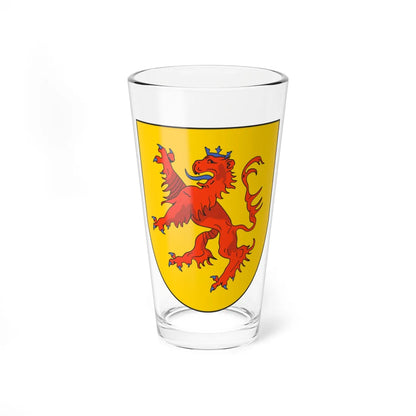 Coat of arms of the Armenian Kingdom of Cilicia (Armenia) (Coat of Arms) Pint Glass 16oz 16oz - Go Mug Yourself