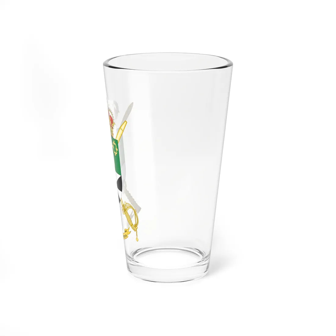 Coat of Arms of the Army Personnel Command of Ceuta (Spain) (Coat of Arms) Pint Glass 16oz - Go Mug Yourself