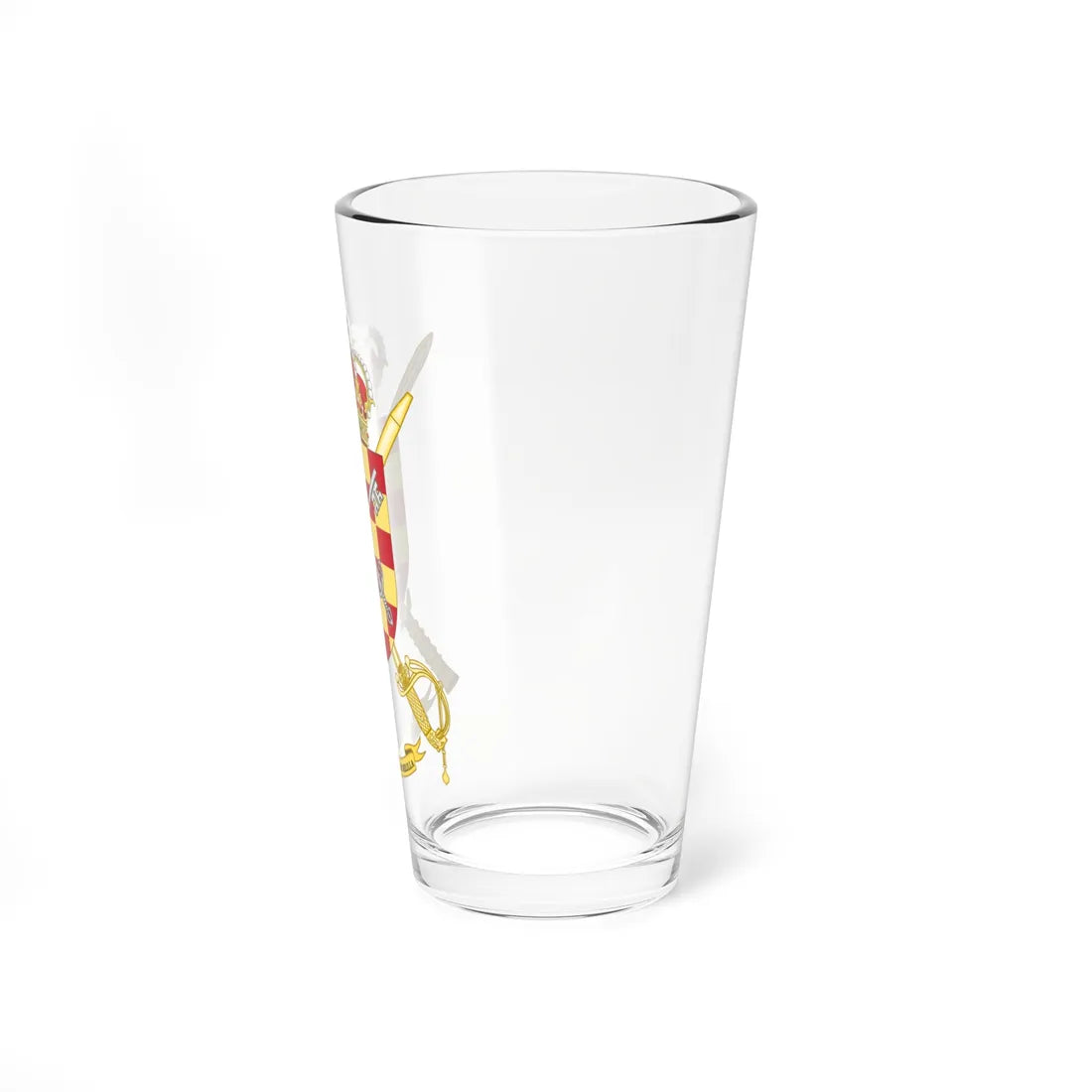 Coat of Arms of the Army Personnel Command of Melilla (Spain) (Coat of Arms) Pint Glass 16oz - Go Mug Yourself