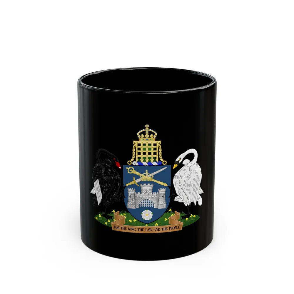 Coat of Arms of the Australian Capital Territory - Black Coffee Mug-11oz-Go Mug Yourself