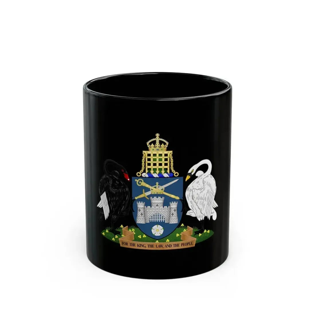 Coat of Arms of the Australian Capital Territory - Black Coffee Mug 11oz - Go Mug Yourself