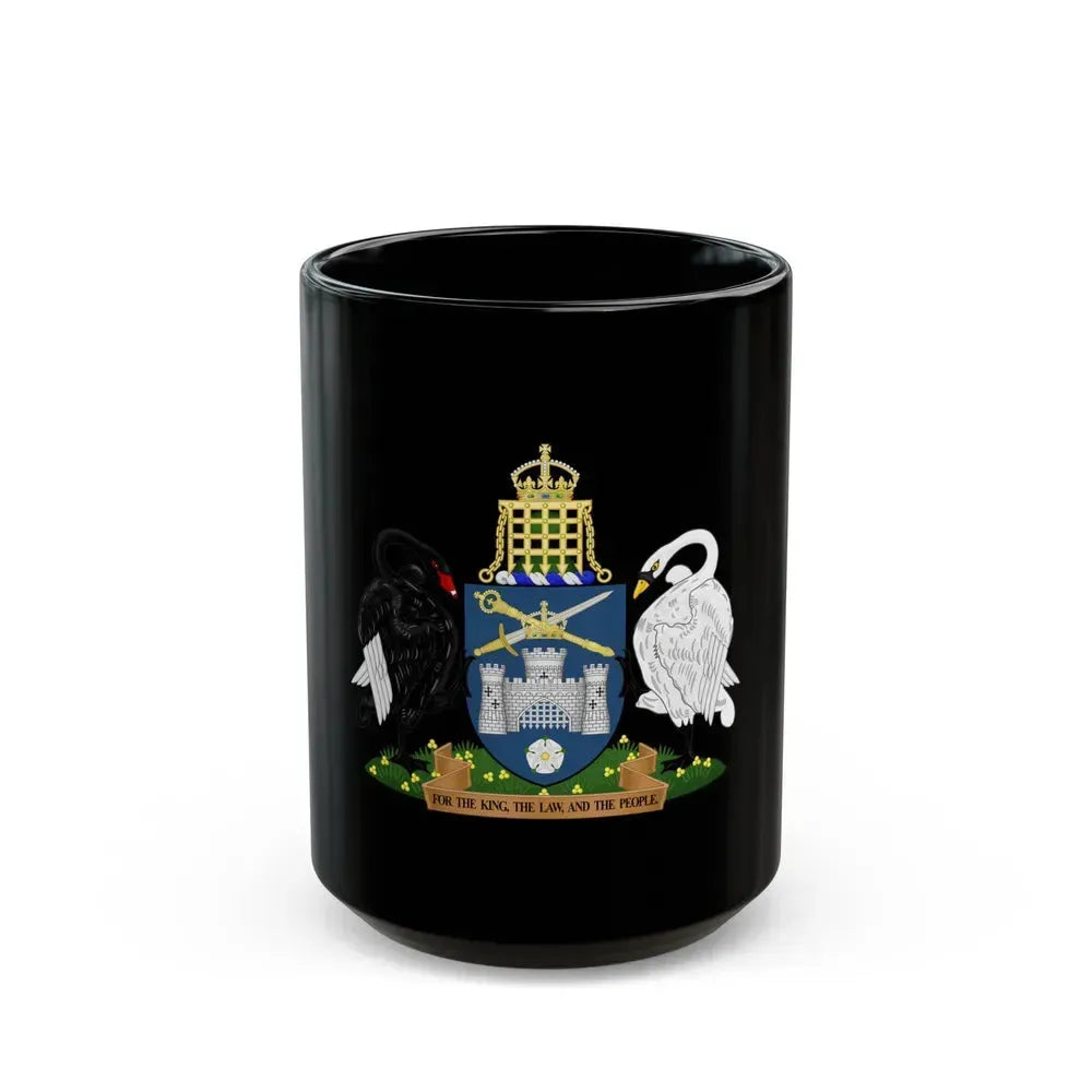 Coat of Arms of the Australian Capital Territory - Black Coffee Mug 15oz - Go Mug Yourself