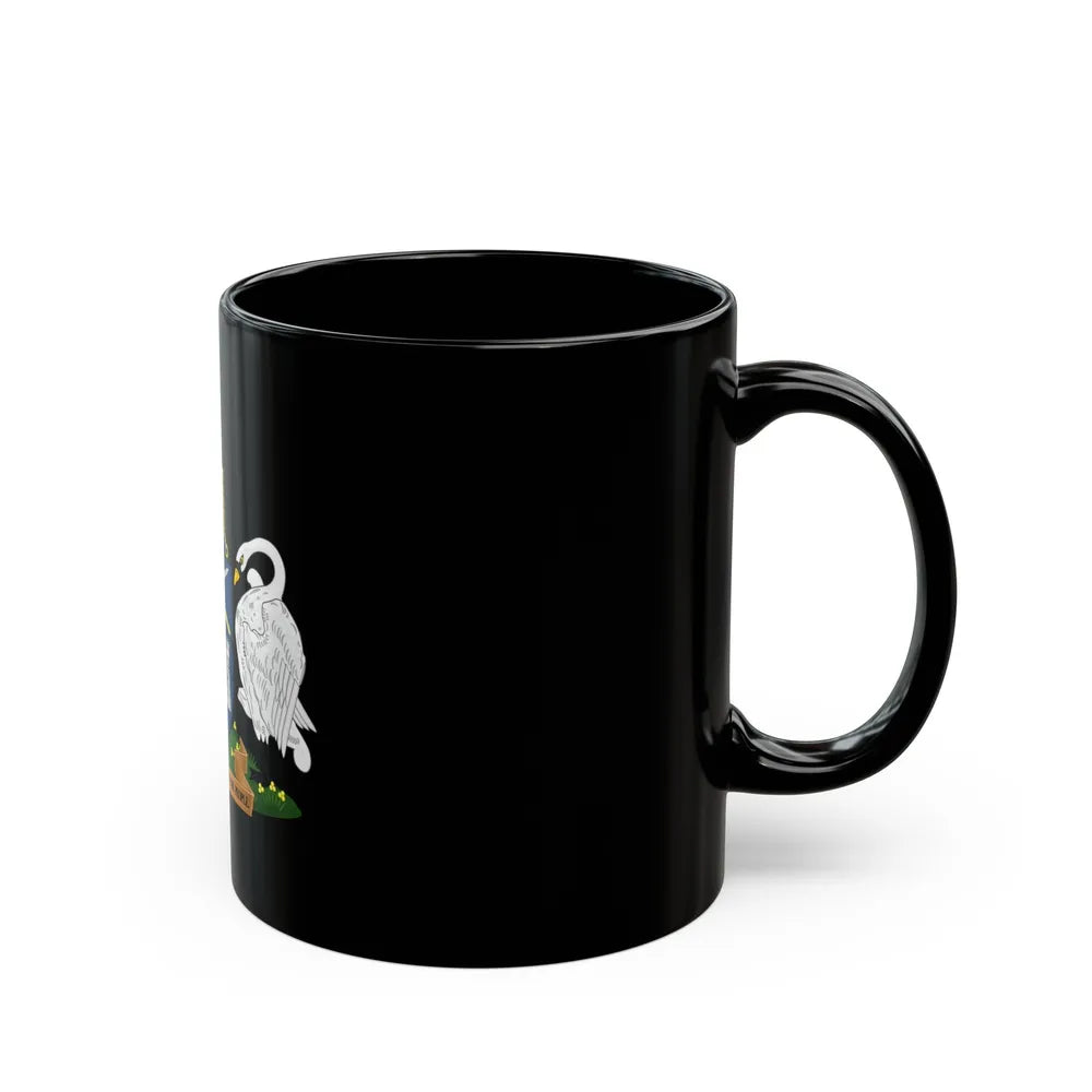 Coat of Arms of the Australian Capital Territory - Black Coffee Mug-Go Mug Yourself