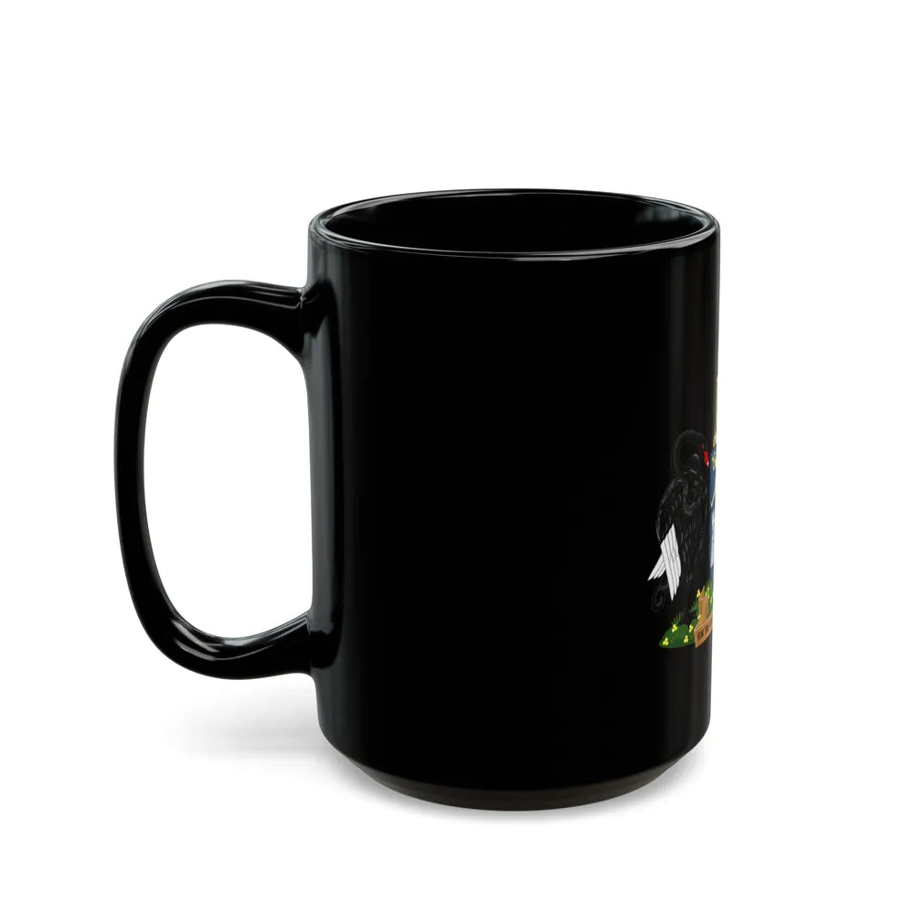 Coat of Arms of the Australian Capital Territory - Black Coffee Mug-Go Mug Yourself