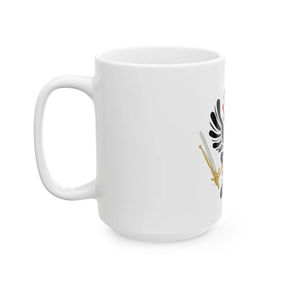 Coat of arms of the Austrian Netherlands - White Coffee Mug-Go Mug Yourself