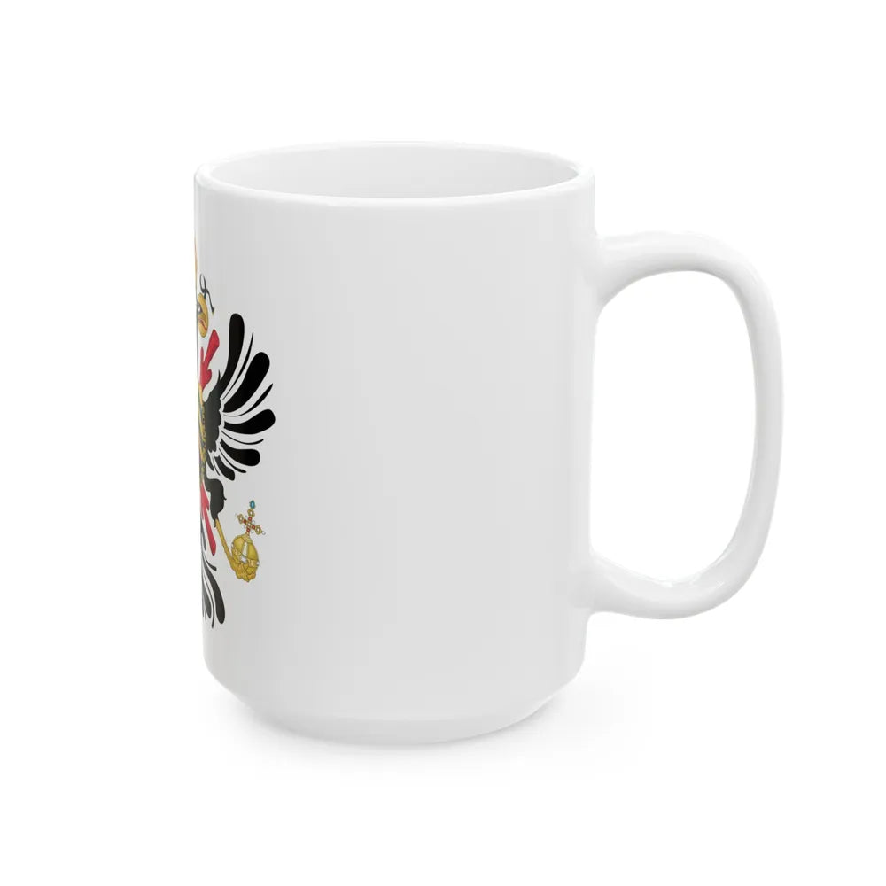 Coat of arms of the Austrian Netherlands - White Coffee Mug-Go Mug Yourself