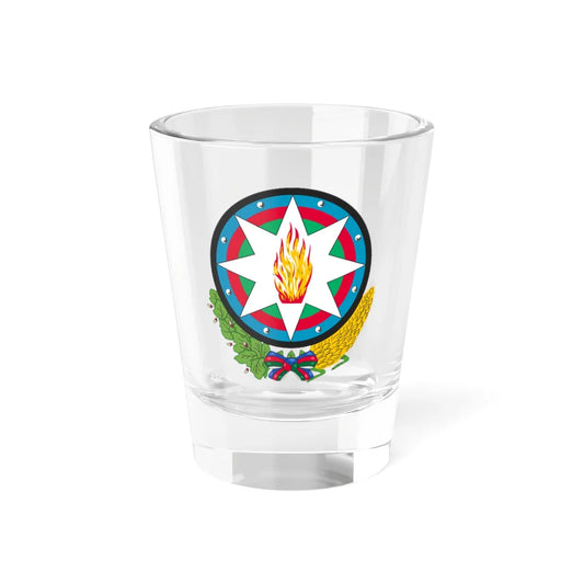 Coat of arms of the Azerbaijan Democratic Republic (Azerbaijan) (Coat of Arms) Shot Glass 1.5oz 1.5oz - Go Mug Yourself