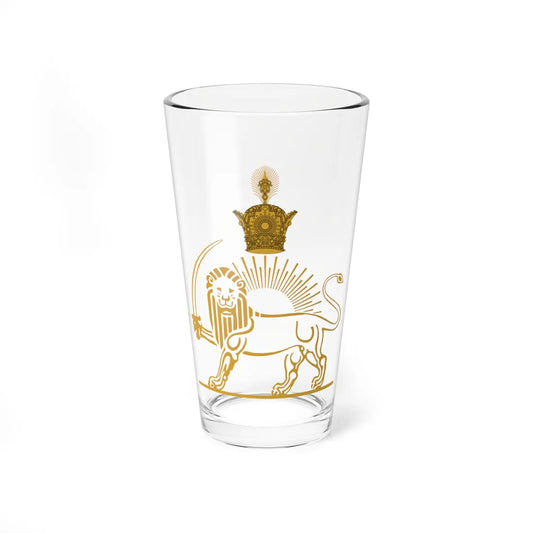 Coat of arms of the Azerbaijan Peoples Government (Azerbaijan) (Coat of Arms) Pint Glass 16oz 16oz - Go Mug Yourself
