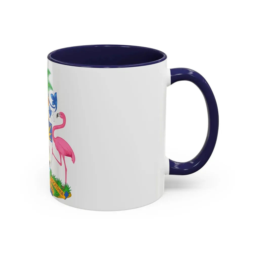Coat of Arms of The Bahamas - Accent Coffee Mug - Go Mug Yourself