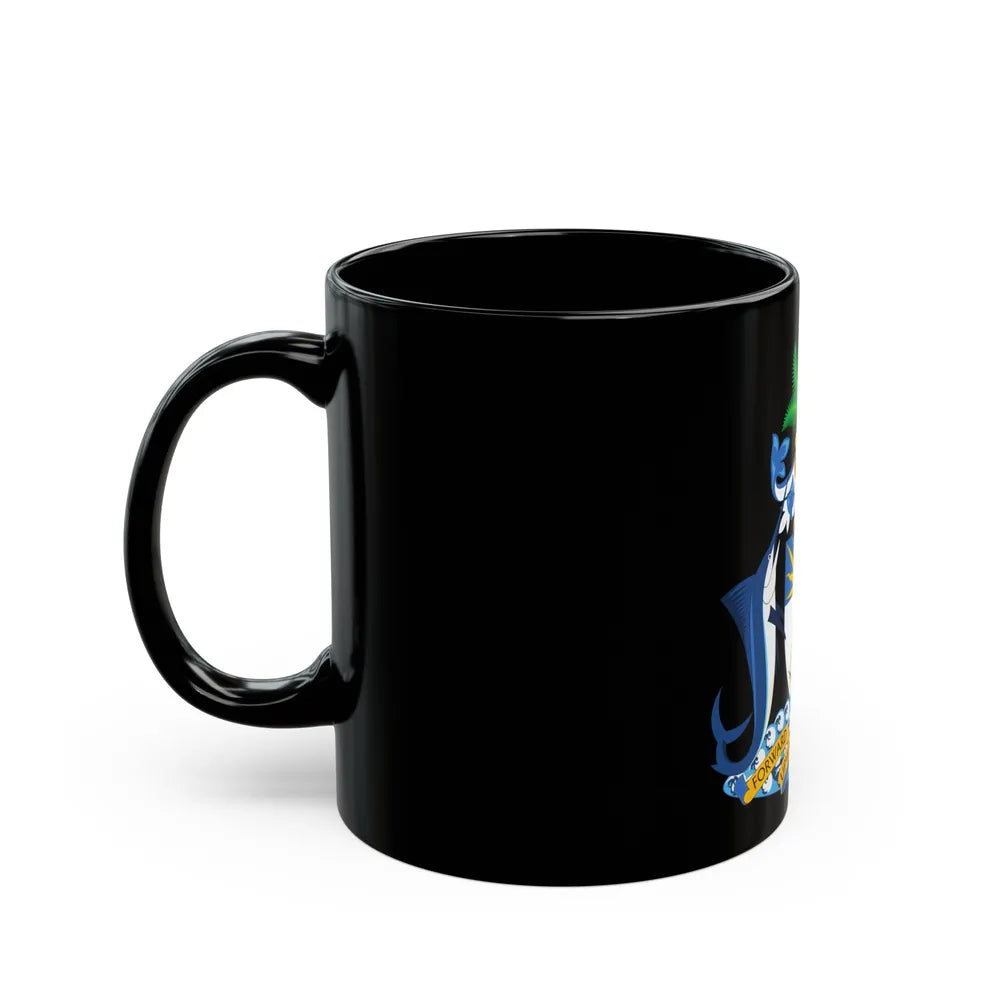 Coat of Arms of The Bahamas - Black Coffee Mug-Go Mug Yourself