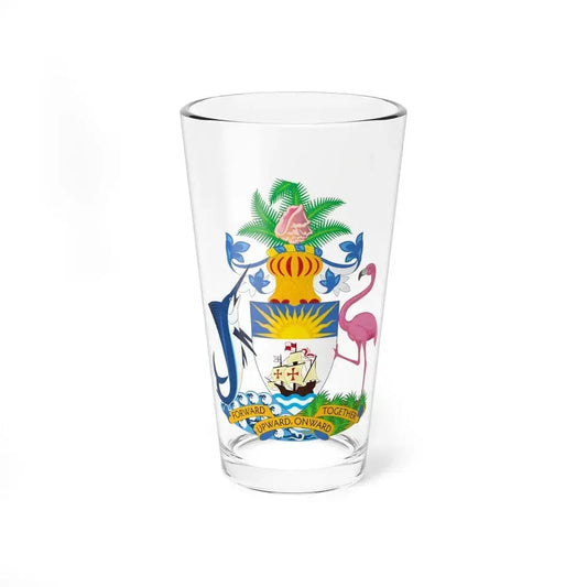 Coat of Arms of The Bahamas - Pint Glass 16oz 16oz - Go Mug Yourself