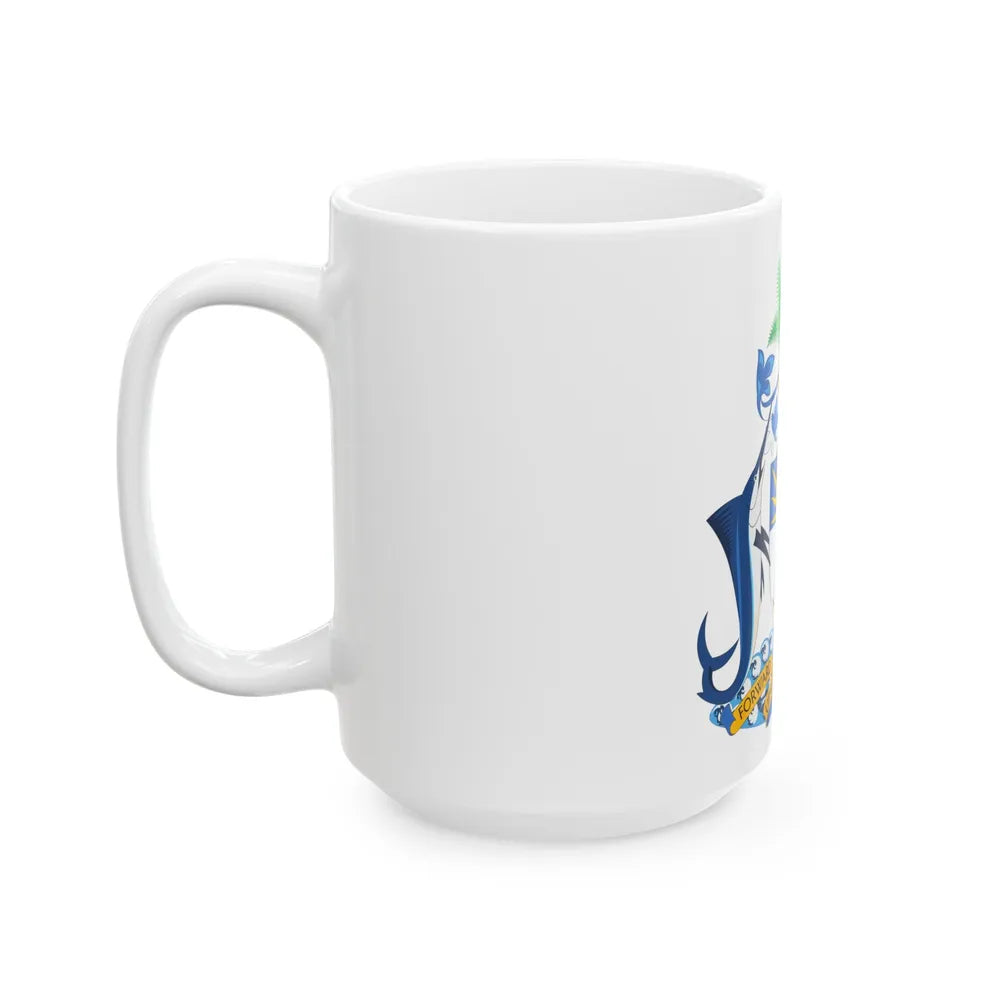 Coat of Arms of The Bahamas - White Coffee Mug-Go Mug Yourself