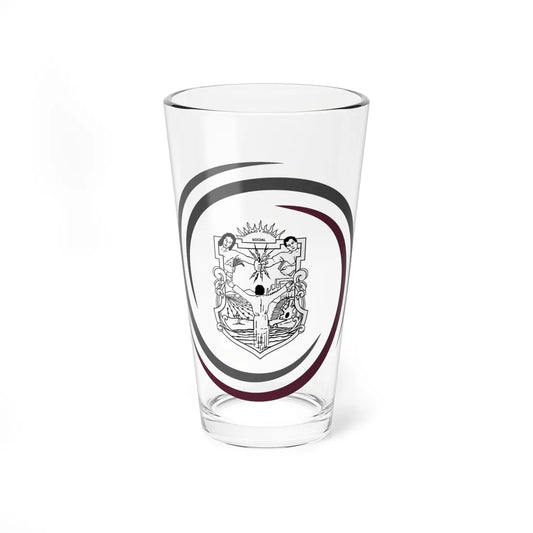 Coat of arms of the Baja California Congress (Mexico) (Coat of Arms) Pint Glass 16oz 16oz - Go Mug Yourself
