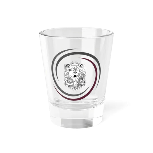 Coat of arms of the Baja California Congress (Mexico) (Coat of Arms) Shot Glass 1.5oz 1.5oz - Go Mug Yourself
