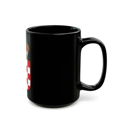 Coat of Arms of the Banate of Croatia - Black Coffee Mug - Go Mug Yourself