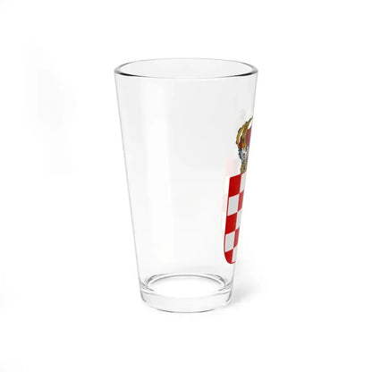 Coat of Arms of the Banate of Croatia - Pint Glass 16oz - Go Mug Yourself