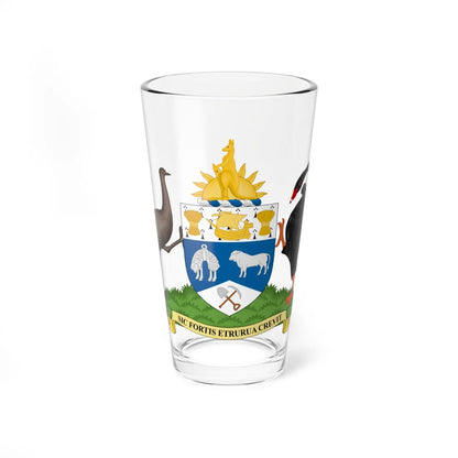 Coat of arms of the Bank of New South Wales (Australia) (Coat of Arms) Pint Glass 16oz 16oz - Go Mug Yourself