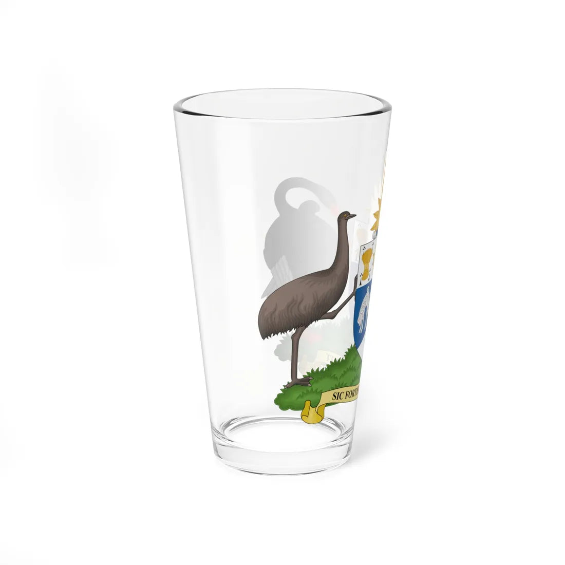 Coat of arms of the Bank of New South Wales (Australia) (Coat of Arms) Pint Glass 16oz - Go Mug Yourself