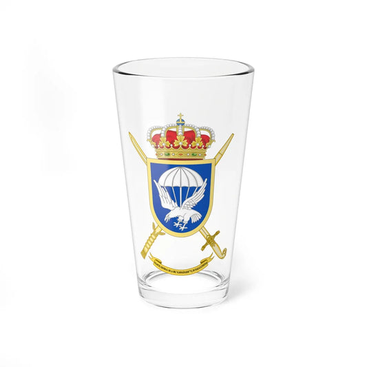 Coat of Arms of the BRIPAC Headquarters (Spain) (Coat of Arms) Pint Glass 16oz 16oz - Go Mug Yourself