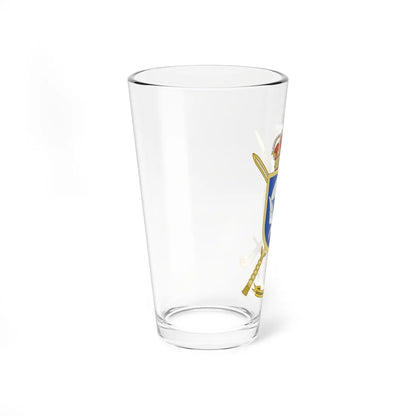 Coat of Arms of the BRIPAC Headquarters (Spain) (Coat of Arms) Pint Glass 16oz - Go Mug Yourself