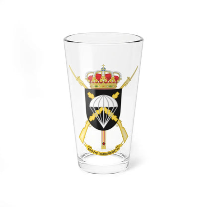 Coat of Arms of the BRIPAC (Spain) (Coat of Arms) Pint Glass 16oz 16oz - Go Mug Yourself