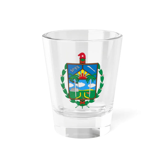 Coat of arms of the Camaguey Province (Cuba) (Coat of Arms) Shot Glass 1.5oz 1.5oz - Go Mug Yourself