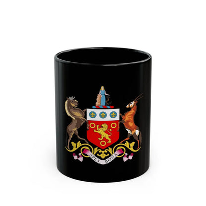 Coat of arms of the Cape Colony 1876-1994 - Black Coffee Mug-11oz-Go Mug Yourself