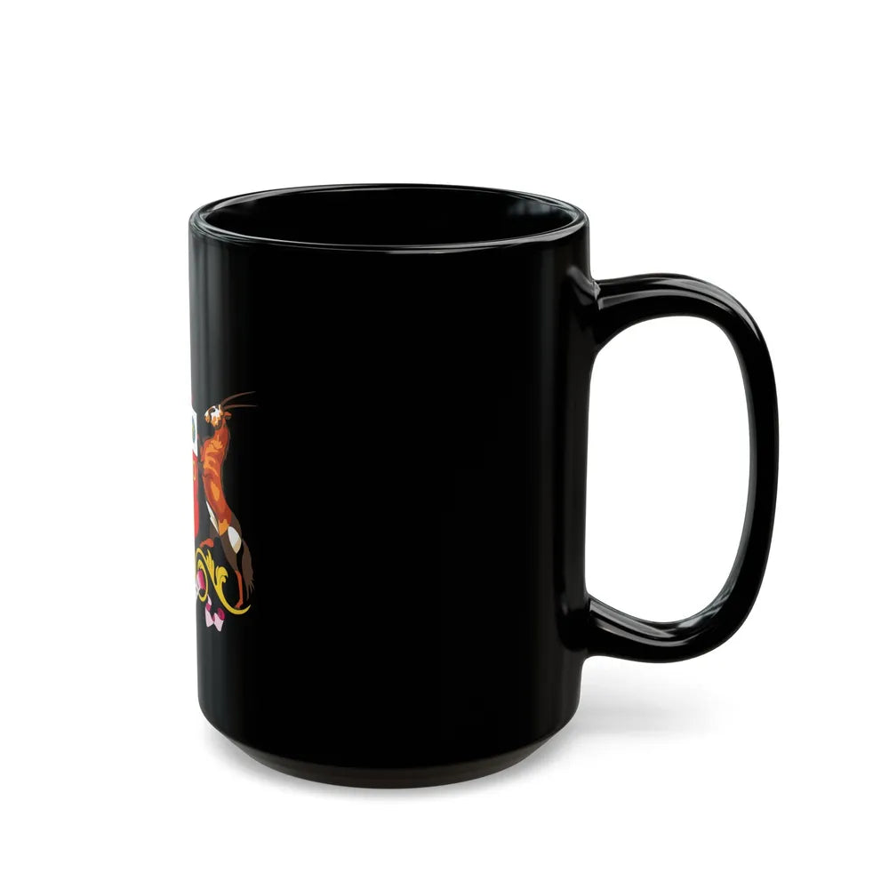 Coat of arms of the Cape Colony 1876-1994 - Black Coffee Mug-Go Mug Yourself