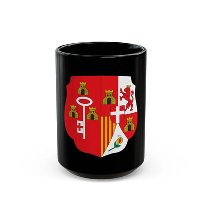 Coat of arms of the Captaincy General of Cuba - Black Coffee Mug-15oz-Go Mug Yourself