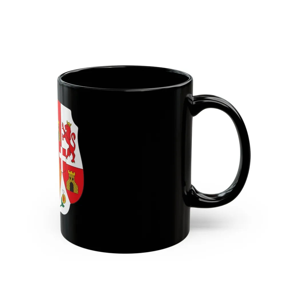 Coat of arms of the Captaincy General of Cuba - Black Coffee Mug-Go Mug Yourself