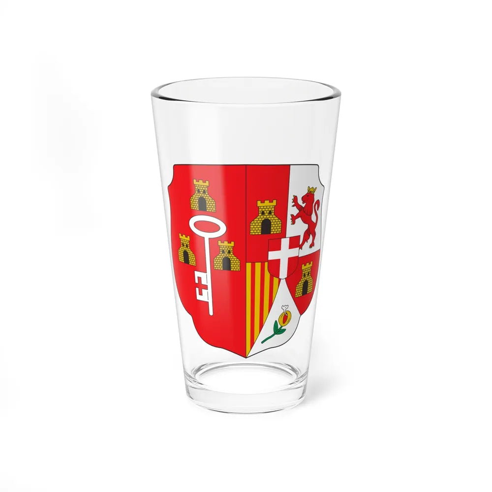 Coat of arms of the Captaincy General of Cuba - Pint Glass 16oz-16oz-Go Mug Yourself