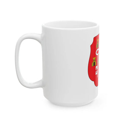 Coat of arms of the Captaincy General of Cuba - White Coffee Mug-Go Mug Yourself