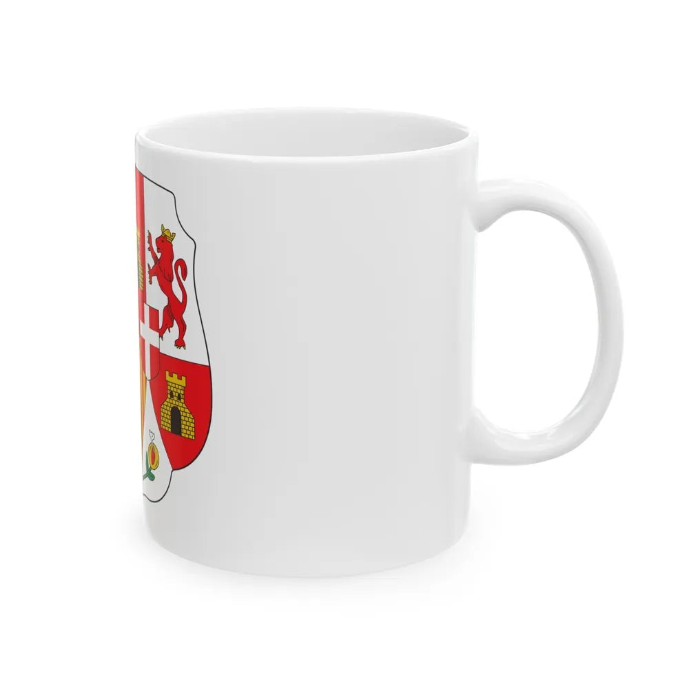 Coat of arms of the Captaincy General of Cuba - White Coffee Mug-Go Mug Yourself