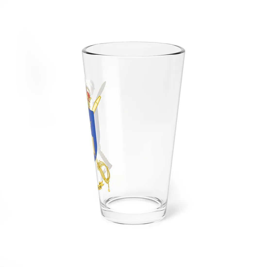 Coat of Arms of the Central Military Library of Spain (Spain) (Coat of Arms) Pint Glass 16oz - Go Mug Yourself