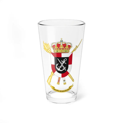 Coat of Arms of the Ceuta Sea Company (Spain) (Coat of Arms) Pint Glass 16oz 16oz - Go Mug Yourself