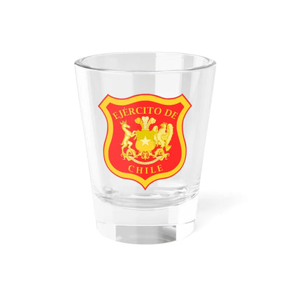 Coat of arms of the Chilean Army (Chile) (Coat of Arms) Shot Glass 1.5oz 1.5oz - Go Mug Yourself